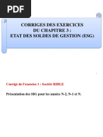 Corriges Des Exercices Du Chapitre 3 Le Tableau de Financement