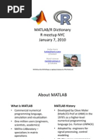 MATLAB R Dictionary