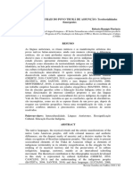 Aspectos Culturais Do Povo Truka de Assuncao