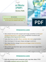 Pengkajian Mutu Produk (PMP)