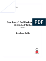 One Touch For Windows SDK COM-ActiveX Developer Guide