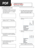 Balotario 1° de Secundaria - Cívica