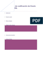 Directrices de Codificación de Oracle SQL y PL