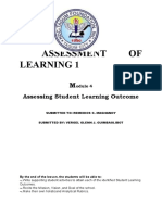 ASSESSMENT OF LEARNING 1 MODULE 4 and 5