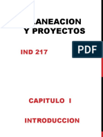 Planeacion y Proyectos Clase 1