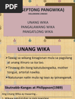 WEEK 2 - Unang Wika... Monolingwalismo... Homogeneous