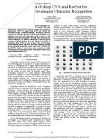 Comparison of Deep CNN and ResNet For Handwritten Devanagari Character Recognition