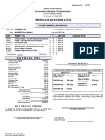 Certificate of Registration: Don Honorio Ventura State University