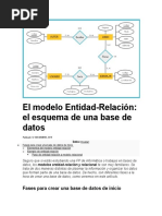 El Modelo Entidad