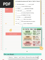 Using POSSESSIVES and CONTRACTIONS