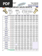 Hanson MS NAS AN D6 AEROSPACE SOLID RIVETS