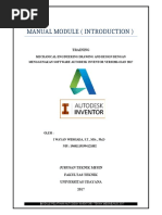 Manual Module (Introduction) : Training