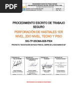 Sig-Tp-Ssoma-B26-P004 Perforación de Hastiales 1er Nivel, 2do Nivel, Techo y Piso