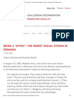 Being A - Gypsy - The Worst Social Stigma in Romania - European Roma Rights Centre