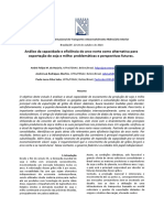 Análise Da Capacidade e Eficiência Do Arco Norte Como Alternativa para Exportação de Soja e Milho: Problemáticas e Perspectivas Futuras.