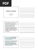 Chemical Equilibria