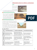 Conditions de Sédimentation Dans Les Milieux Continentaux