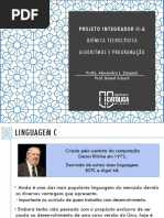 Química Tecnológica Algoritmos E Programação: Projeto Integrador Ii-A