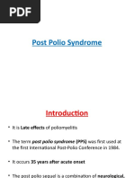 Post Polio Syndrome