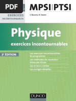 Exercices Incontournables - Physique - MPSI - PTSI - J'Integre (Nouveau Programme) (BIBLIO-SCIENCES - Org)