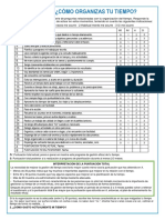 Ficha de Personal Social 21-09 ¿Cómo Organizas Tu Tiempo