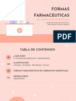 Formas Farmaceuticas de Liberacion Modificada