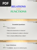 Relations and Functions