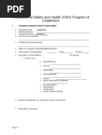 OSH Program-New Format