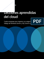 Lecciones Aprendidas Del Cloud