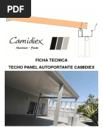 Ficha Tecnica Techo Panel Camidiex