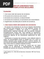 Espiritualidad Examen de Conciencia