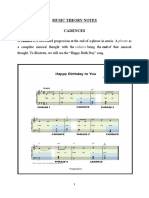 Cadences in Music Theory