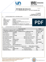 Informe de Ensayo: Informe de Control de Calidad, Según RESOLUCIÓN MINVU #3437 Del 23 de Septiembre 2020