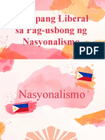 Ap-Kaisipang Liberal Sa Pag Usbong NG Nasyonalismo