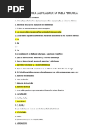 Practica Calificada de La Tabla Periodica