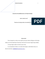 Deseabilidad Social en El Peritaje Psicológico