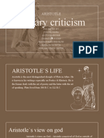 Literary Criticism: Aristotle