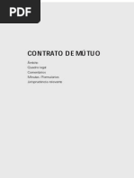 Contrato de Mutuo - Âmbito