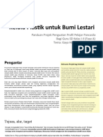 Modul Ajar Modul Projek - Gaya Hidup Berkelanjutan - Kelola Plastik Untuk Bumi Lestari - Fase A