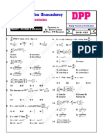 DPP 32DifferentiationObjective