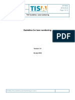 SP18002 TISA Guideline Lane-Numbering v1.0