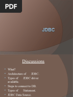 JDBC Connectivity