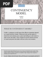 Contingency Model