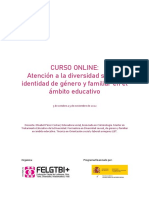 Guía Curso Atención A La Diversidad Sexual, Identidad de Género y Familiar en El Ámbito Educativo 2022