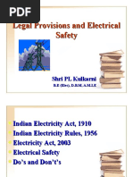 Legal Provision and Electrical Safety