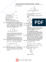 5-Chapter Test Newton's Laws of Motion and Friction) - Solutions