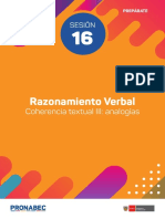 Razonamiento Verbal - Sesión 16