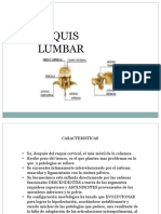 Lumbares y Leyes de Fryette