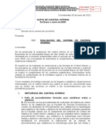 Informe de Control Interno