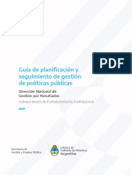 Guia de Planificacion y Seguimiento de Gestion de Politicas Publicas